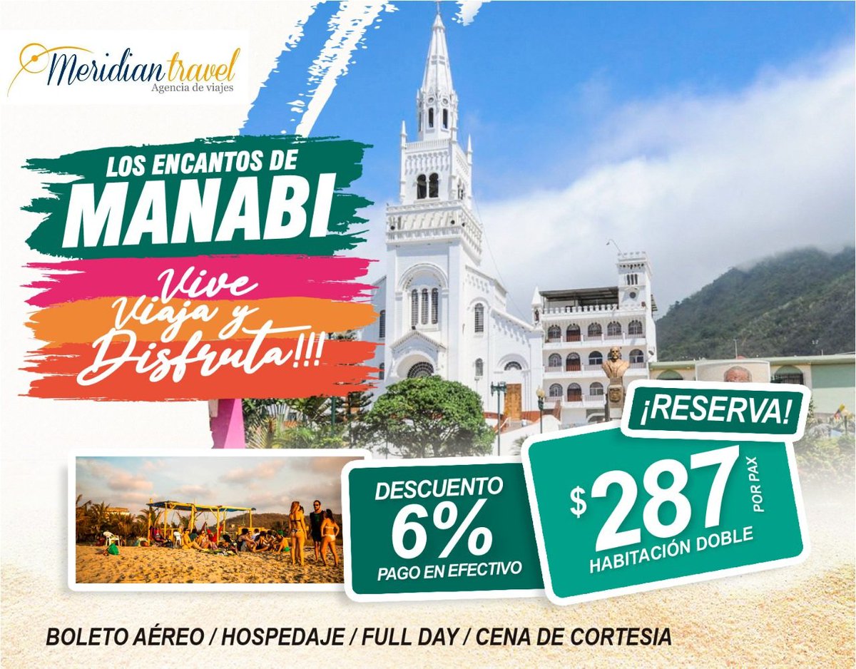 Meridianstravel's tweet photo. Tours Nacionales: Manabí.🌐🌏🏨🐢
Salidas Confirmadas con Aéreos y  protocolos de bioseguridad en todos los recorridos.
Consulta mas ℹ/ 📱0️⃣9️⃣9️⃣5️⃣0️⃣6️⃣5️⃣6️⃣0️⃣6️⃣ https://t.co/THwrCCweMP