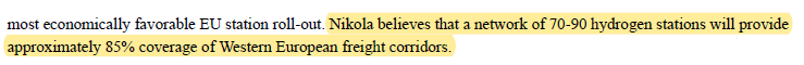 "believes" (haha, funny) | There is a big difference between coverage of freight corridors and having the ability to supply the demand for those corridors.