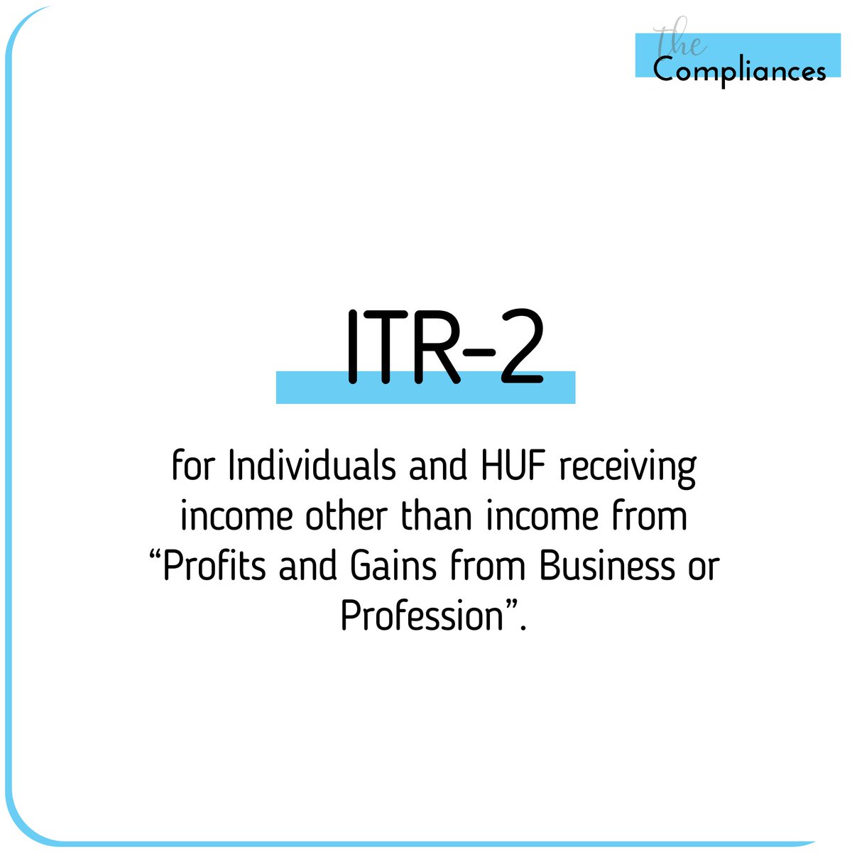 thecompliances's tweet photo. New ITR Forms!
For any queries, please contact The Complainces at +91 98560 00899 😊
.
.
#thecompliances #newitrforms #newitrformshasbeenintroduced #incometaxreturnfiling #incometax #incometaxindia #gst #gstr #gstrfiling  #finminindia https://t.co/5gwGu2KAAV