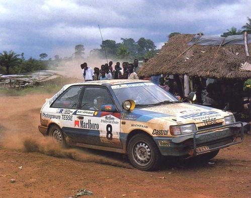 RallyinAfrika's tweet photo. Mazda 323 4WD was 1988 World Rally Champion (GroupN) with the Belgian driver Pascal Gaban (pictures from #BandamaRally, WRC rd11).
A great rally car: Good basis, well balanced, unfortunately didn't get full backing from ...Mazda HQ facing to Lancia and Martini or Toyota. https://t.co/7Ioo4Iavqx