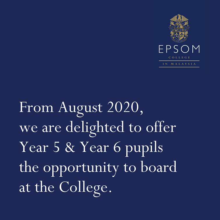 EpsomSchoolMY's tweet photo. Starting in August 2020, Epsom College in Malaysia is proud to extend the opportunity to board at the College to our Year 5 &amp; Year 6 pupils, fostering the sense of lifelong friendship and community spirit that boarding life entails. https://t.co/0RqBej9uSi https://t.co/8bo4bHkGcE