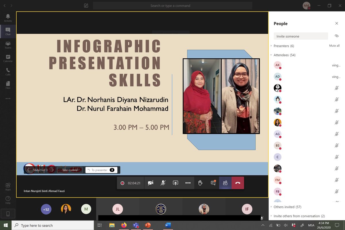 wawi_mohd's tweet photo. My first time ever delivering webinar (perhaps the only one at QSR) using MS Teams.
Yesterday the network was so bad we had to stop in the middle and reschedule it today.
Thank God this time it was much better.
Just share it here as memory :)
#onlinetraining #ceofaculty #qsrbrand https://t.co/2r00j6Zypd