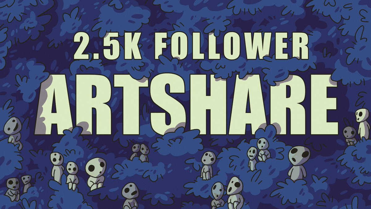 2.5K  #ARTSHAREHey y'all, thanks again for 2.5K! It's time to celebrate with an art share!  like + rt for visibility share your art + links tag your favorite artists support each other in the thread untag from replies