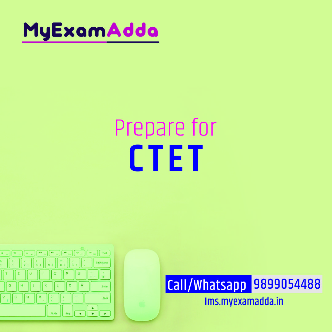 myexamadda's tweet photo. 𝐖𝐚𝐧𝐭 𝐭𝐨 𝐂𝐫𝐚𝐜𝐤 𝐂𝐓𝐄𝐓 𝐄𝐧𝐭𝐫𝐚𝐧𝐜𝐞 𝐄𝐱𝐚𝐦? MyExamAdda coaching helps you to crack the CTET exam. It provides online classes of highly qualified and experienced teachers for 𝐛𝐞𝐭𝐭𝐞𝐫 𝐜𝐥𝐚𝐬𝐬𝐞𝐬 𝐨�� 𝐂𝐓𝐄𝐓 𝐄𝐱𝐚𝐦 preparation. https://t.co/ODiZvehC4w