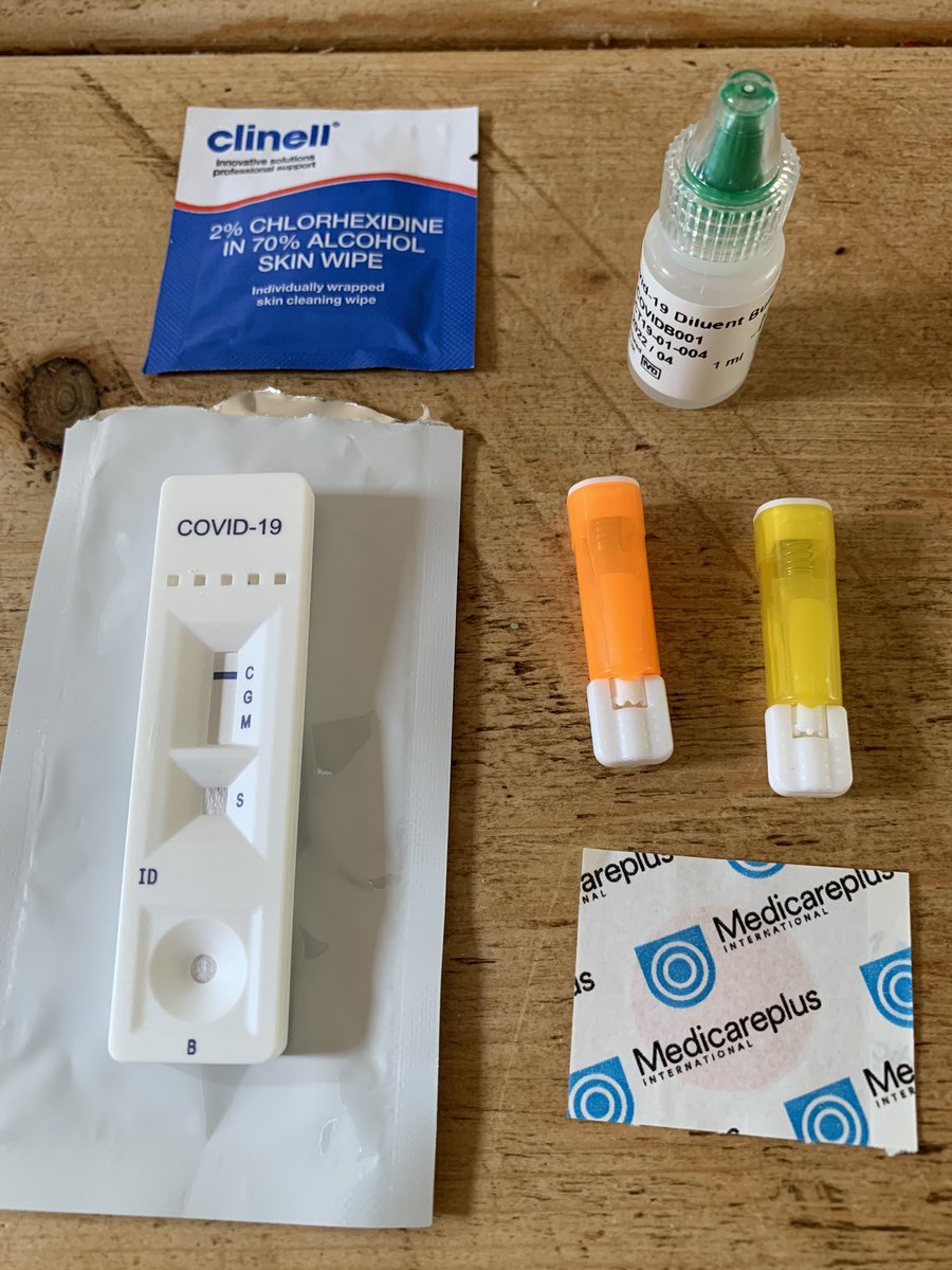 DrPaul_Watson's tweet photo. Receiving the #COVID19 antibody home testing kit as part of @imperialcollege #ReactStydy has has caused a LOT of excitement in our household today! 

We don’t get out much.. https://t.co/Jzaj8Sv4gO