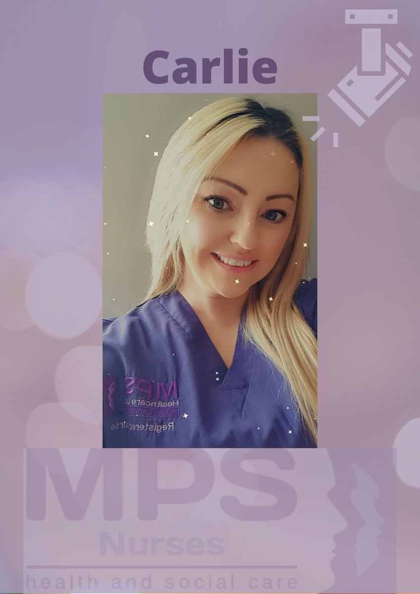 MPSHealthcare's tweet photo. Time to shine the light on another of our incredible nurses in our 'Spotlight Series'. 
Today the spotlight is on Carlie 💜
Enjoy reading her experiences &amp; how she has coped. 
We want to say a great big thank you for everything Carlie 💜
#SpotlightSeries #MPSNurses #Carlie #NRecW https://t.co/9zDmCpJ93f
