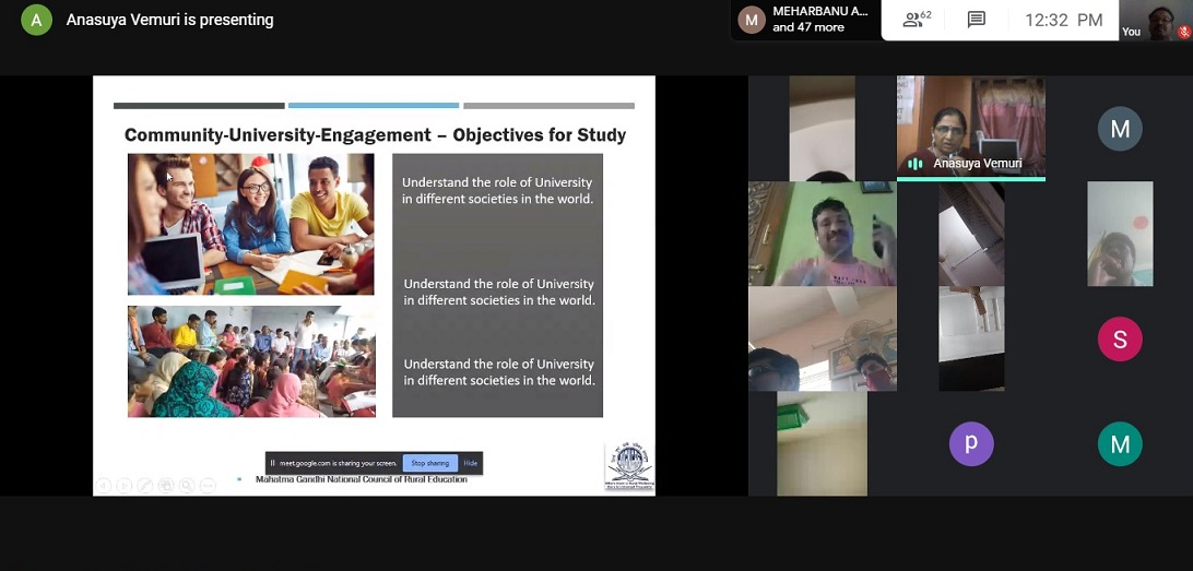 Day 2 of 5 days online FDP on  Mentoring and Facilitation Skills for Institutional Responsibility and Community Engagement June 24-28, 2020 organised by <a href="/MGNCRE/">Mahatma Gandhi National Council of Rural Education</a> for faculty members of Higher Educational Institutions.

<a href="/HRDMinistry/">The Students Circle ➐</a> <a href="/PMOIndia/">PMO India</a>