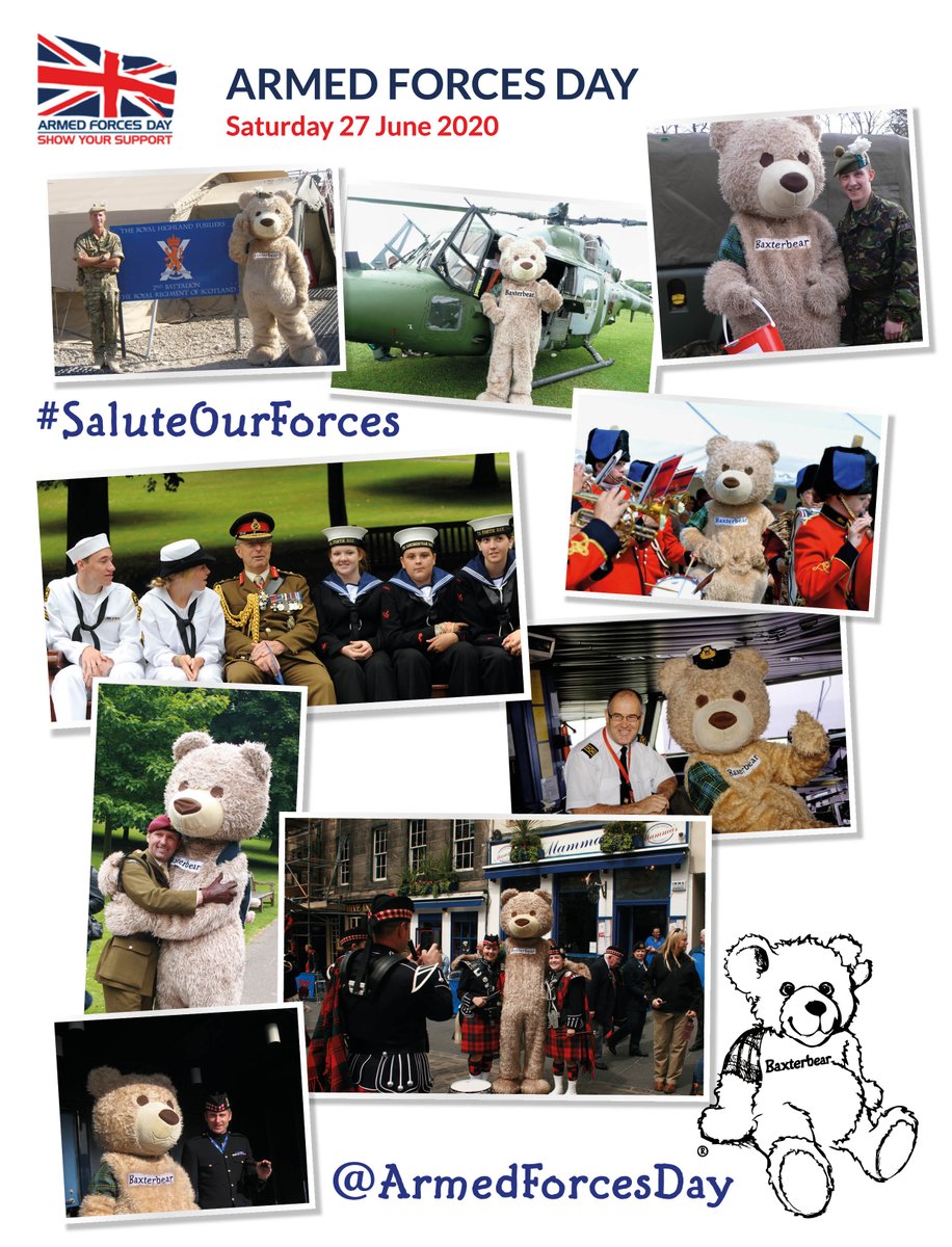 Baxterbear says... #SaluteOurForces on <a href="/ArmedForcesDay/">Armed Forces Day 🇬🇧</a> 2020. <a href="/ColdstreamGds/">Coldstream Guards</a> @Soldierscharity