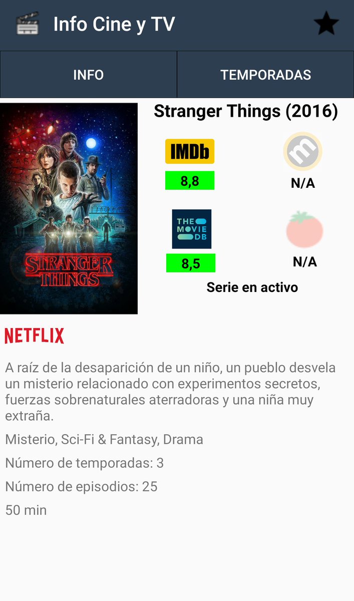 rbgracia's tweet photo. Aplicación sencilla y rápida para estar informado sobre el cine y televisión.
Descubre, navega, busca, guarda en tu lista de favoritos entre miles de películas y series gracias a la gigantesca base de datos de @themoviedb

https://t.co/RlKWy9jeX8

#Apps #cine #series #movies #TV https://t.co/4HSfir2Hoo