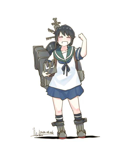 深雪『深雪だよ!よろしくなっ!』
#艦これ版深夜の真剣お絵描き60分一本勝負
#艦これ版真剣お絵描き60分一本勝負_20200626
#艦これ #深雪 