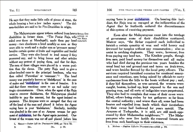 MULAKKAM and THALAKARAM were actually HEAD MONEY payable by Malayarans (unpriviledged) upon achieving working age that too limited to few villages in travancore not to entire south as widely propelled & propagated.4/n