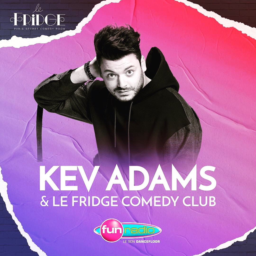 Jurgensen_T's tweet photo. Grosse surprise pour le dernier week-end de juin : @kevadamsss prend les commandes @funradio_fr dès 10h samedi matin et rejoint la famille #FunRadio avec toute la team de son #fridgecomedyclub ! https://t.co/R3zlmwqMJx