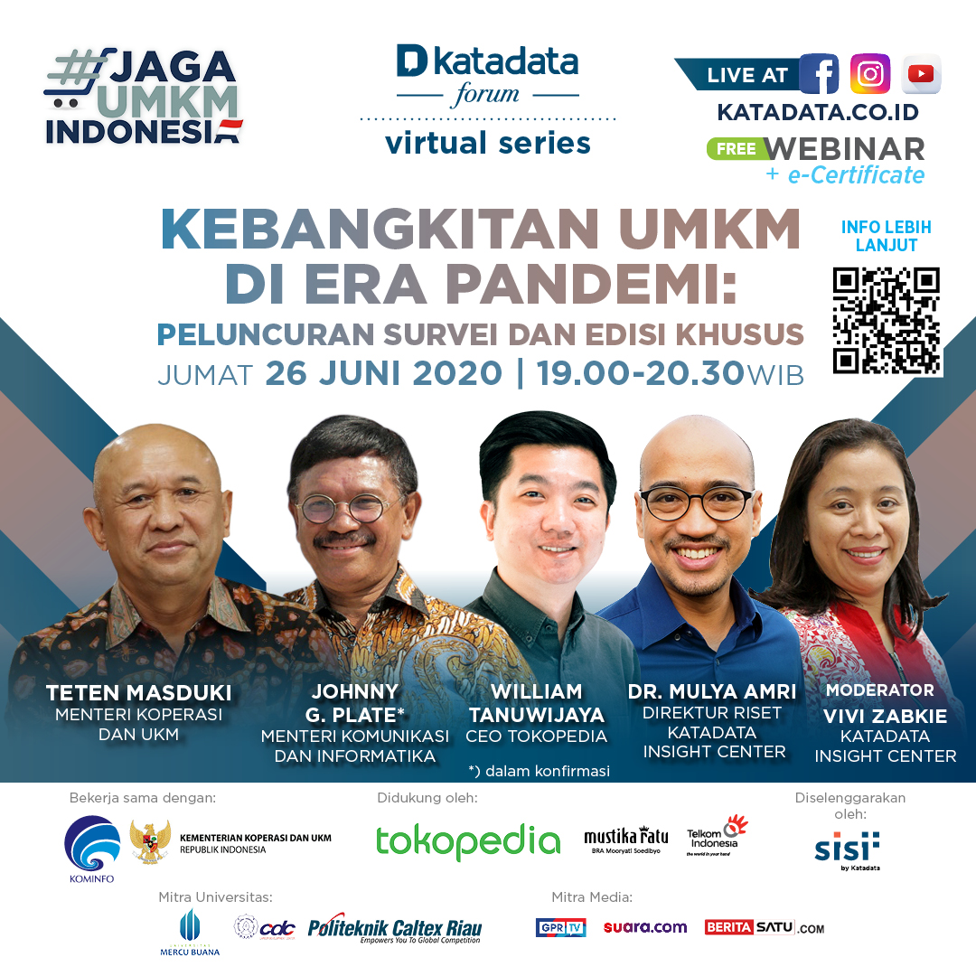 Katadata Co Id On Twitter Sesi Iii Kebangkitan Umkm Di Era Pandemi Peluncuran Survei Dan Edisi Khusus Jumat 26 06 Pukul 19 00 20 30 Wib Di Ig Katadata Indonesia Selengkapnya S T Co U46db76rdy Jagaumkmindonesia S