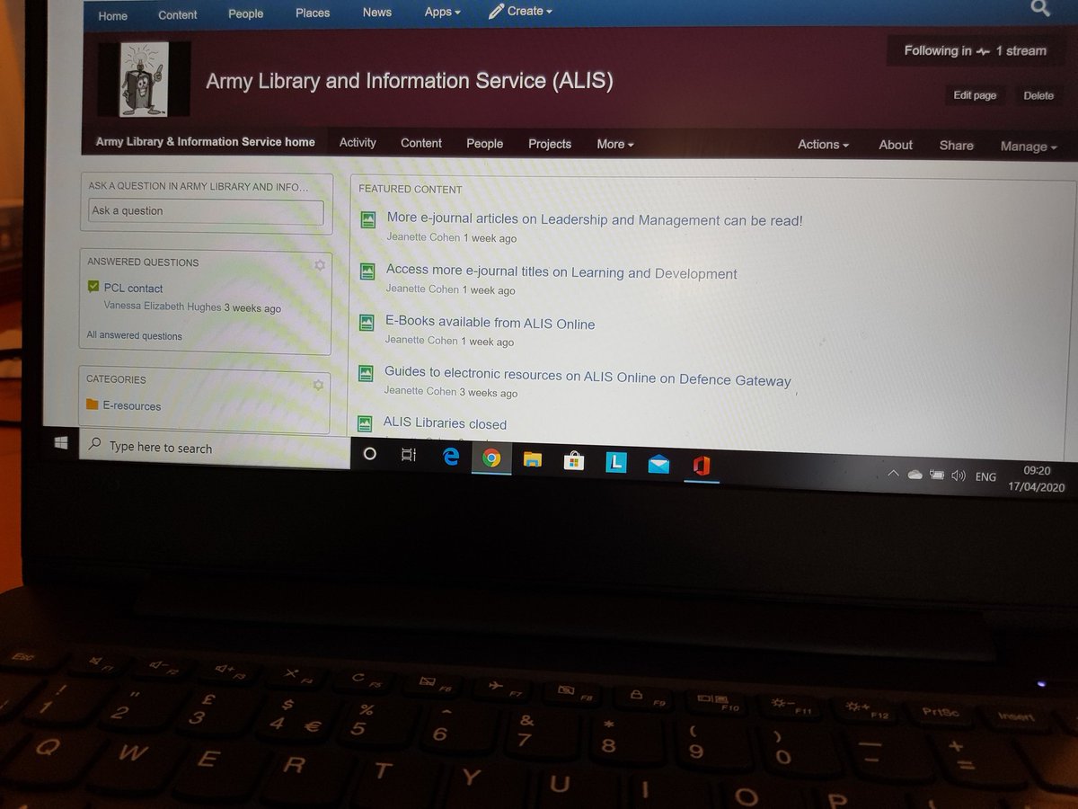 Keep an eye out next week for an announcement on the ALIS site on Defence Connect. Very excited!