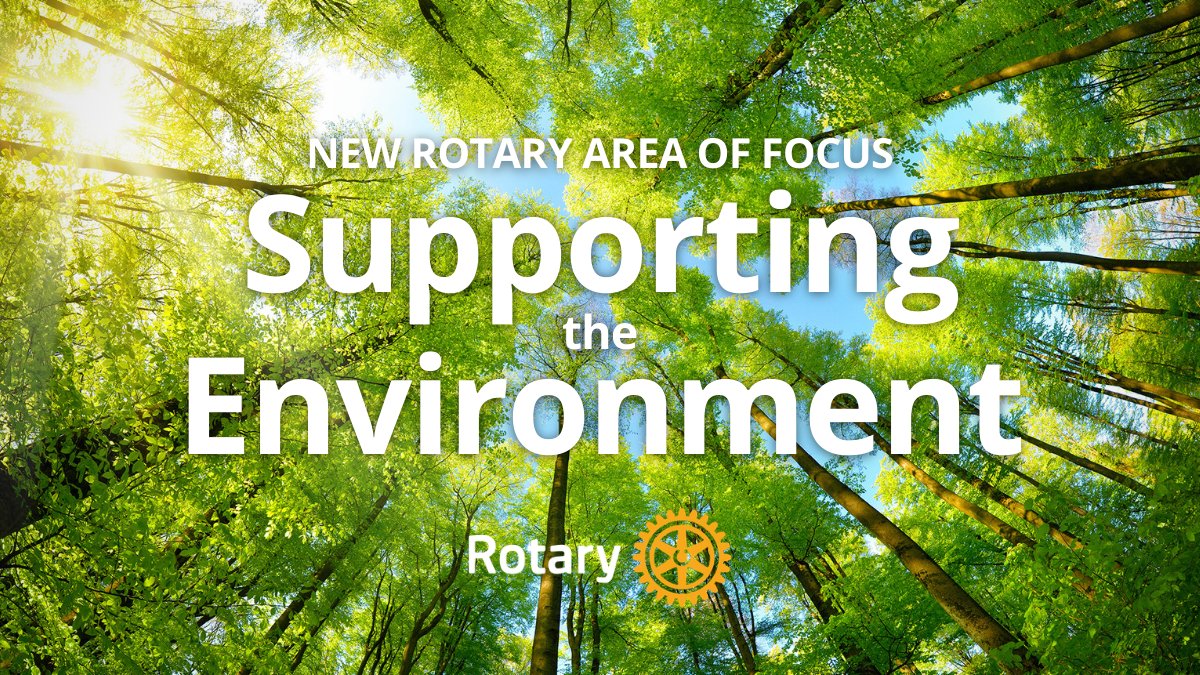 We are proud to announce a new area of focus: supporting the environment. Providing our members more ways to bring about positive change in the world. Learn more: on.rotary.org/3i4zNxl