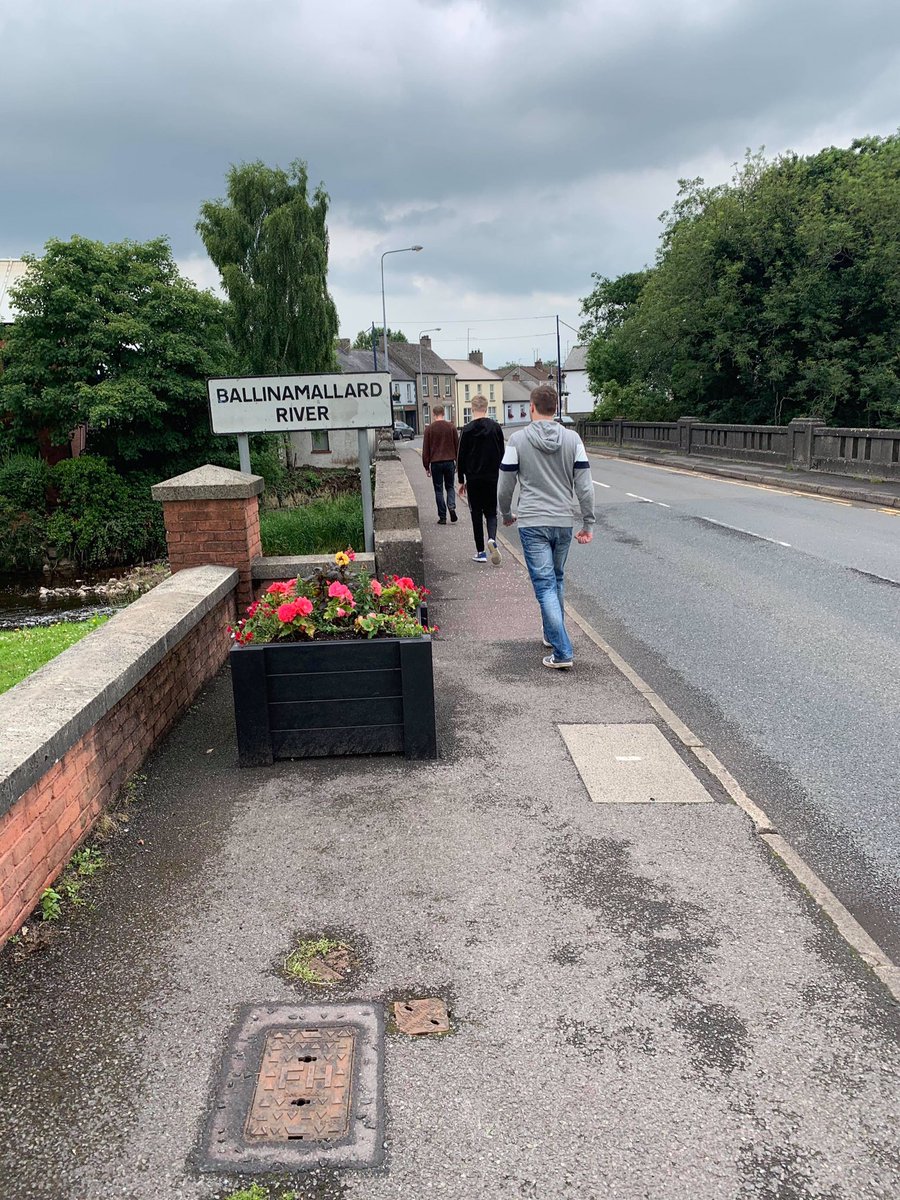 FOutlooks's tweet photo. Some of our male young people who wanted to meet up today, walk &amp; discuss their mental health &amp; to also organise our local Foodbank donations. @ruralaction_ni @FundforIreland https://t.co/tC9V4b574G