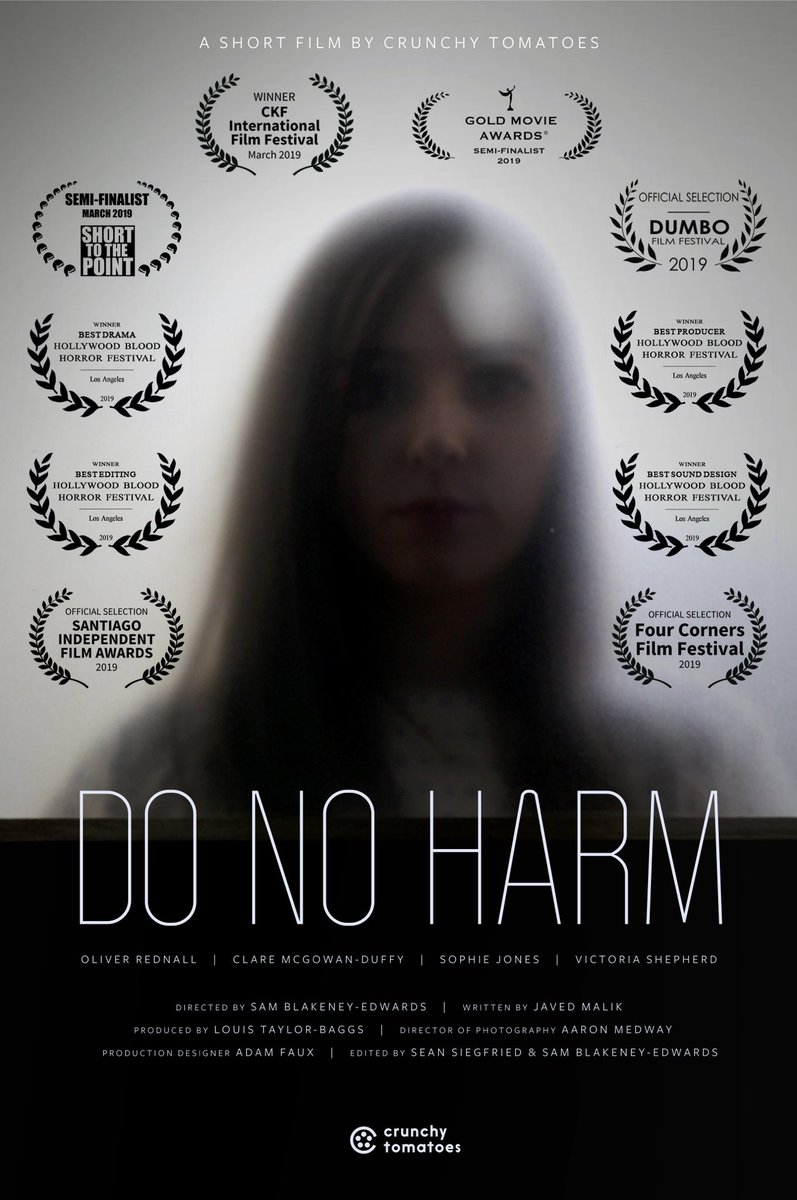 crunchytoms's tweet photo. Have you seen our short film Do No Harm yet? 

Available to watch now on Amazon: https://t.co/vemELusaRN

Let us know what you think!

#filmrelease #amazonprimemovies #shortfilm https://t.co/CzyIKW5EpY