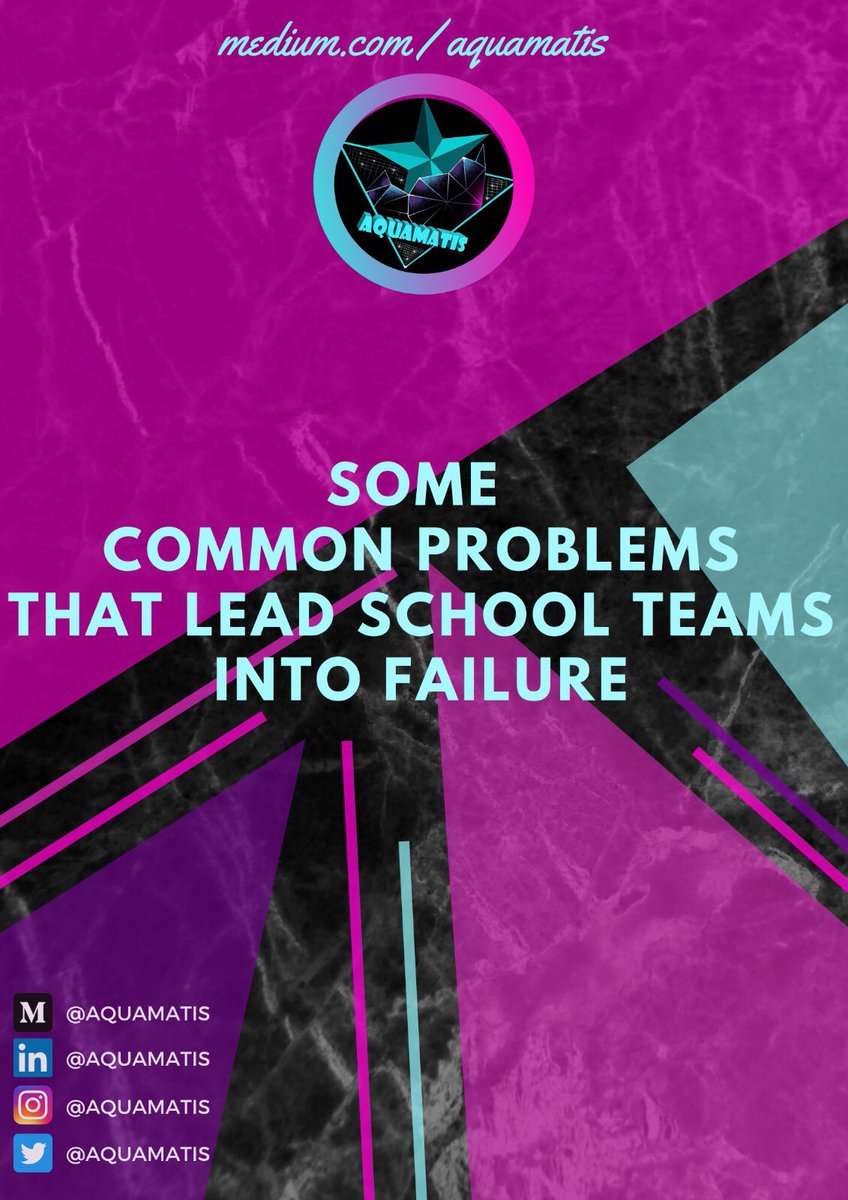 Some Common Problems That Lead School Teams Into Failure (Link in Bio) medium.com/aquamatis  #school #schoolteams #roboticsteam #PublicRelations #omgrobots #VEX #VEXV5 #FRC #FLL #team #aquamatis #80619A