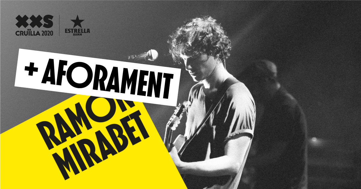 Al #CruïllaXXS no volem deixar-te sense entrada 😘 Per això, hem ampliat l’aforament per veure en directe al <a href="/ramonmirabet/">Ramon Mirabet</a> 🎉 Això sí, afanya’t que ja són les últimes! 🏃‍♀️💨