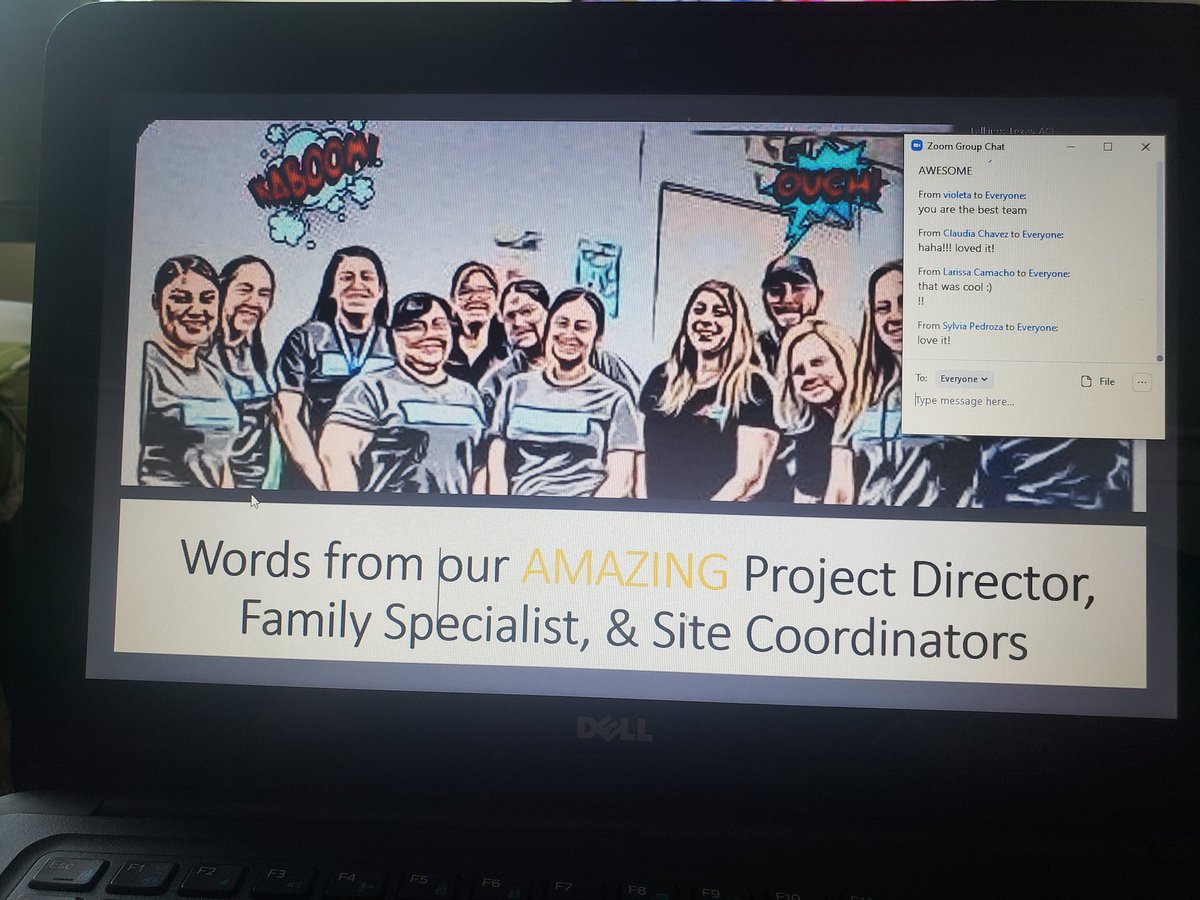 DebLuevanos's tweet photo. Celebrating our year end ACE team virtually! Thank you to our entire team for #makingadifference each and every day!!! @ILara_CI @ywcaelpaso #SISD_TexasACE ##afterschoolenrichment https://t.co/S9wDlf9qiJ