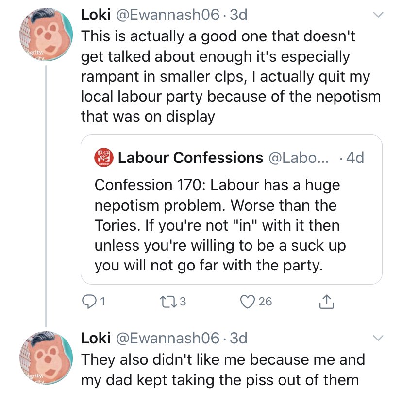 Craig claims he and daddy were driven out of the local Labour Party. Odd considering that they are a Socialist Party/TUSC family who compete against Labour in elections.