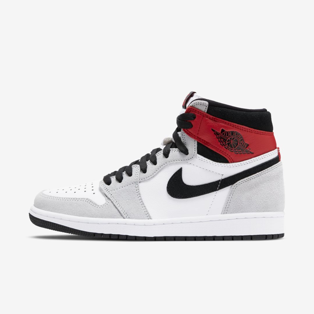 J23app's tweet image. Jordan 1 Retro High OG "Light Smoke Grey" official images