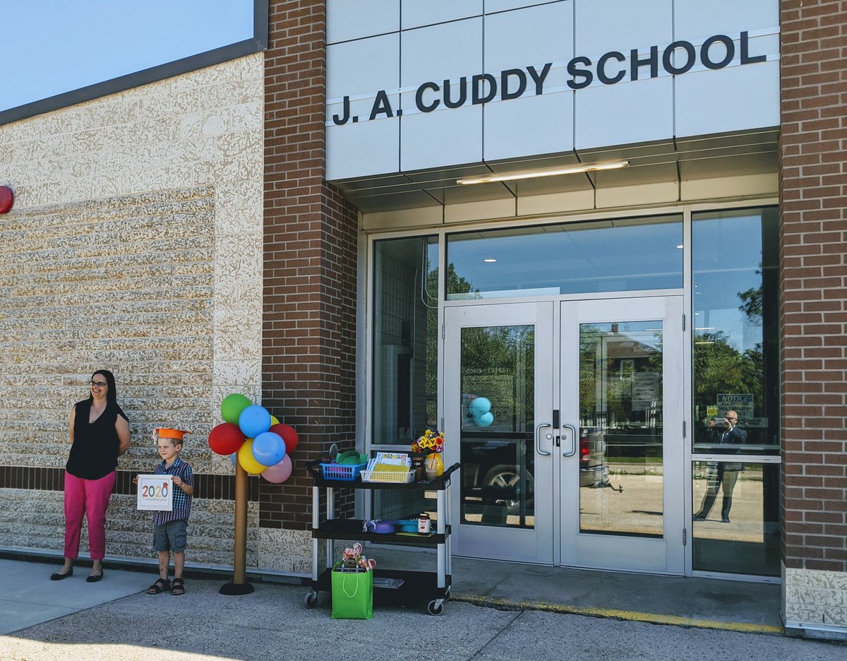JACuddy's tweet photo. Our 2020 Kindergarten Graduation. #CutenessOverload #Kindergarten #Graduation2020 #jacuddy https://t.co/NoDyz1NdjJ