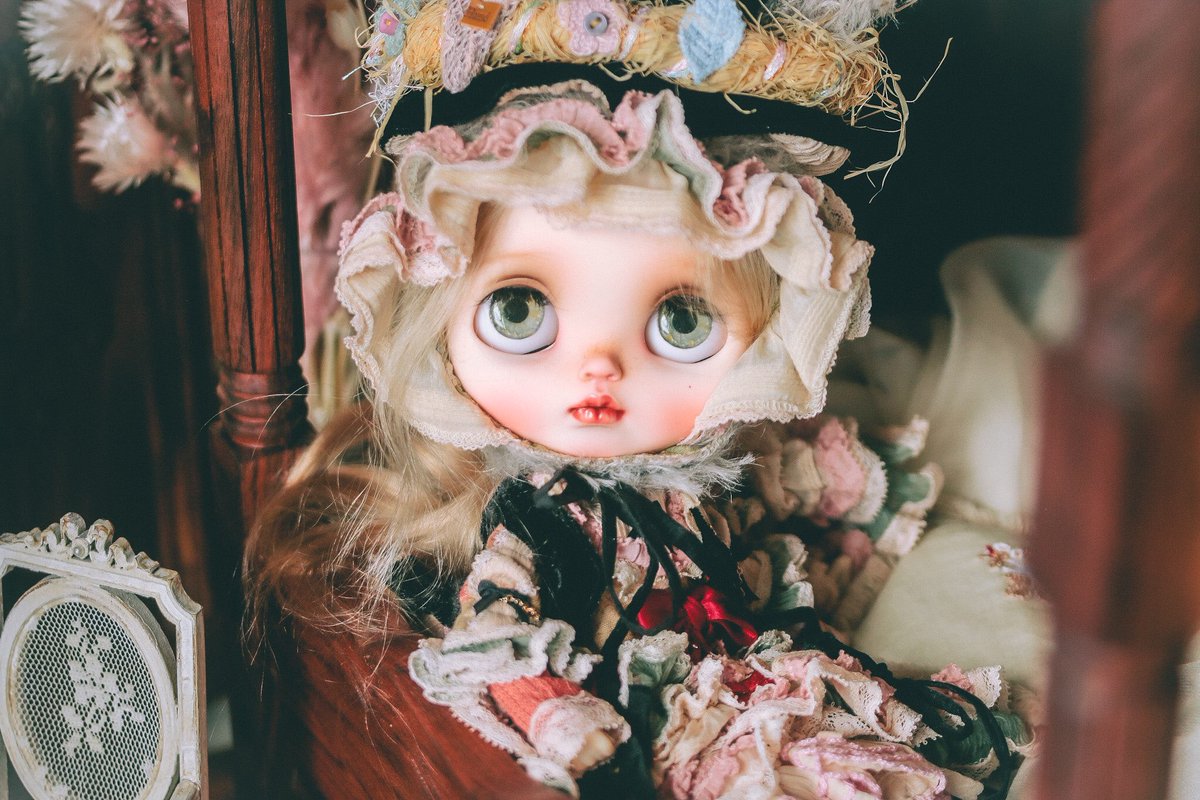 いい子だ。
アルパカ毛はいいね、フワフワって可愛い💕

#ブライス #ブライスカスタム #blythe #blythecustom