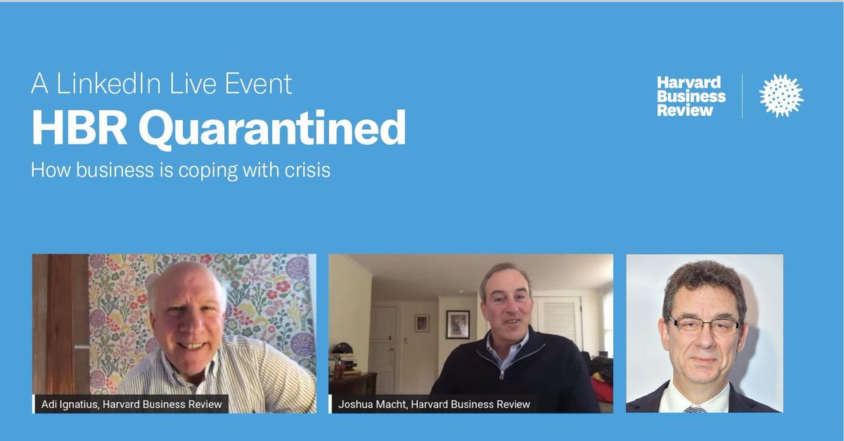 What will it take to develop a #COVID19 #vaccine this year? <a href="/Pfizer/">Pfizer Inc.</a> CEO <a href="/AlbertBourla/">Albert Bourla</a> joins <a href="/HarvardBiz/">Harvard Business Review</a> for the latest episode of HBR Quarantined. Watch now: hbs.me/2YRGsCg