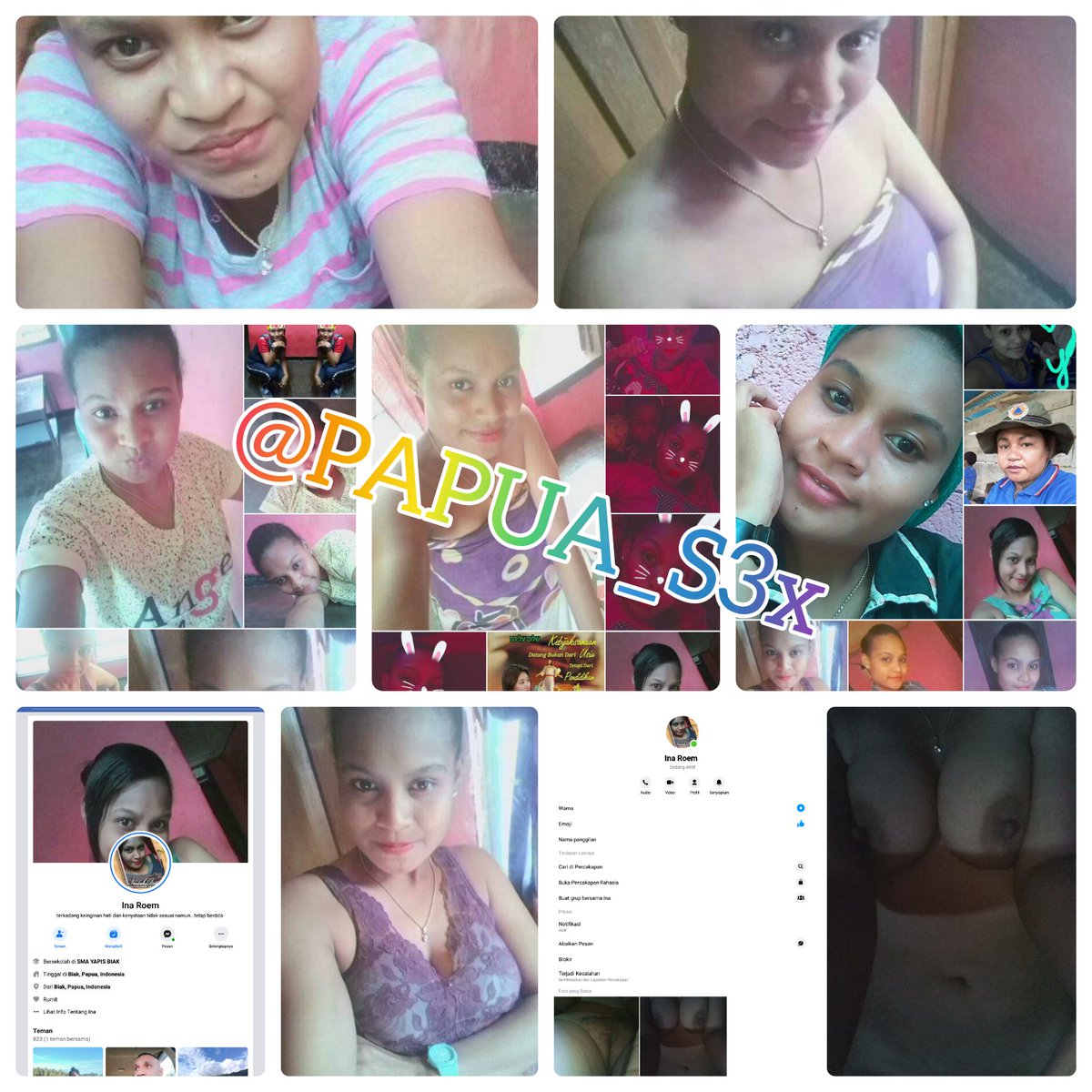 papua_s3x's tweet photo. Ina, seorang ibu rumah tangga yg suka vcs dan barter foto2 bugilnya dengan pulsa.., bagi yg mau foto2 lengkap doi silahkan dm..
@Papedamerdeka @Papua17029950 @Yandevil3 @erickjheittzhy @CukiManokwari @CukiCepat20 @Endhy94617390 @GembelE74944952 @cukijilapepeena https://t.co/n0Kpvykcyk