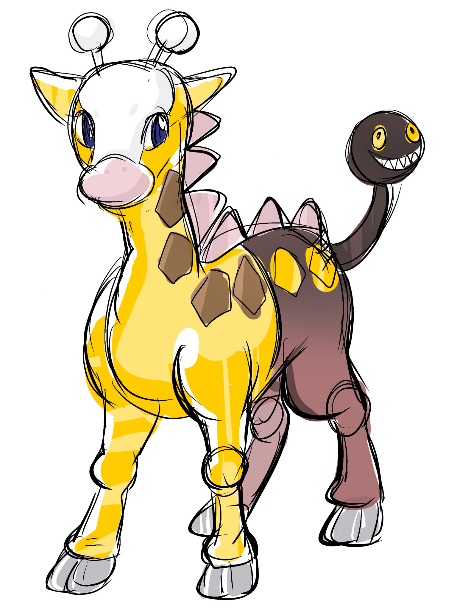 らくがきしたがり屋skeb Commission募集中ですっ 1日1ポケモン ポケモン ポケットモンスター Pokemon 金銀 イラスト らくがき1日1ポケモン 1日1絵 らくがき Girafarig 3 キリンリキ T Co Acp2vtpmzf Twitter