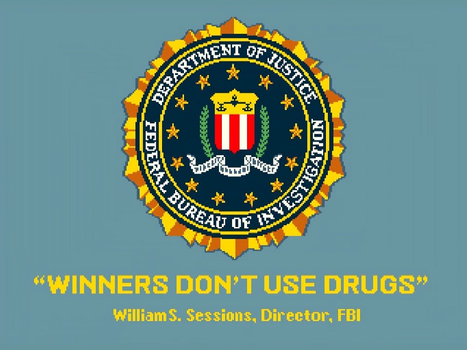 MrMrsArcade's tweet photo. "Winners don't use drugs" https://t.co/H2N2EokD6G