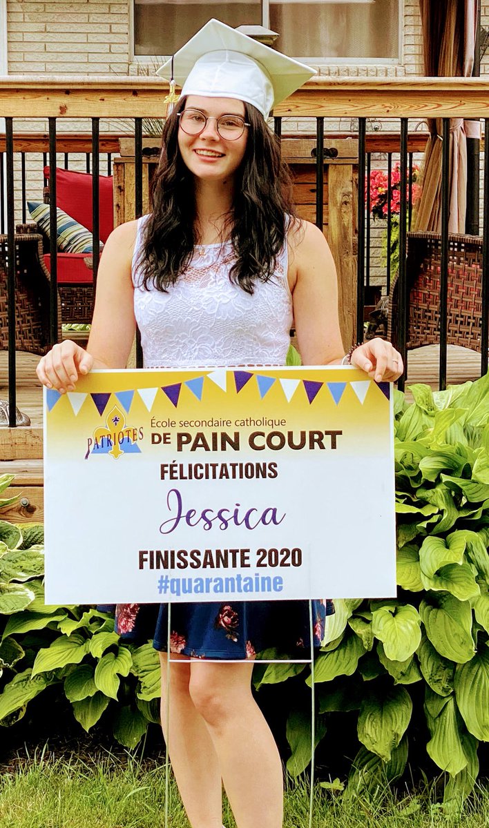 ESCPainCourt's tweet photo. Félicitations Jessica! #PatriotesESPC #12eESPC #BalDesConfinés https://t.co/WfHKrCCAJ2