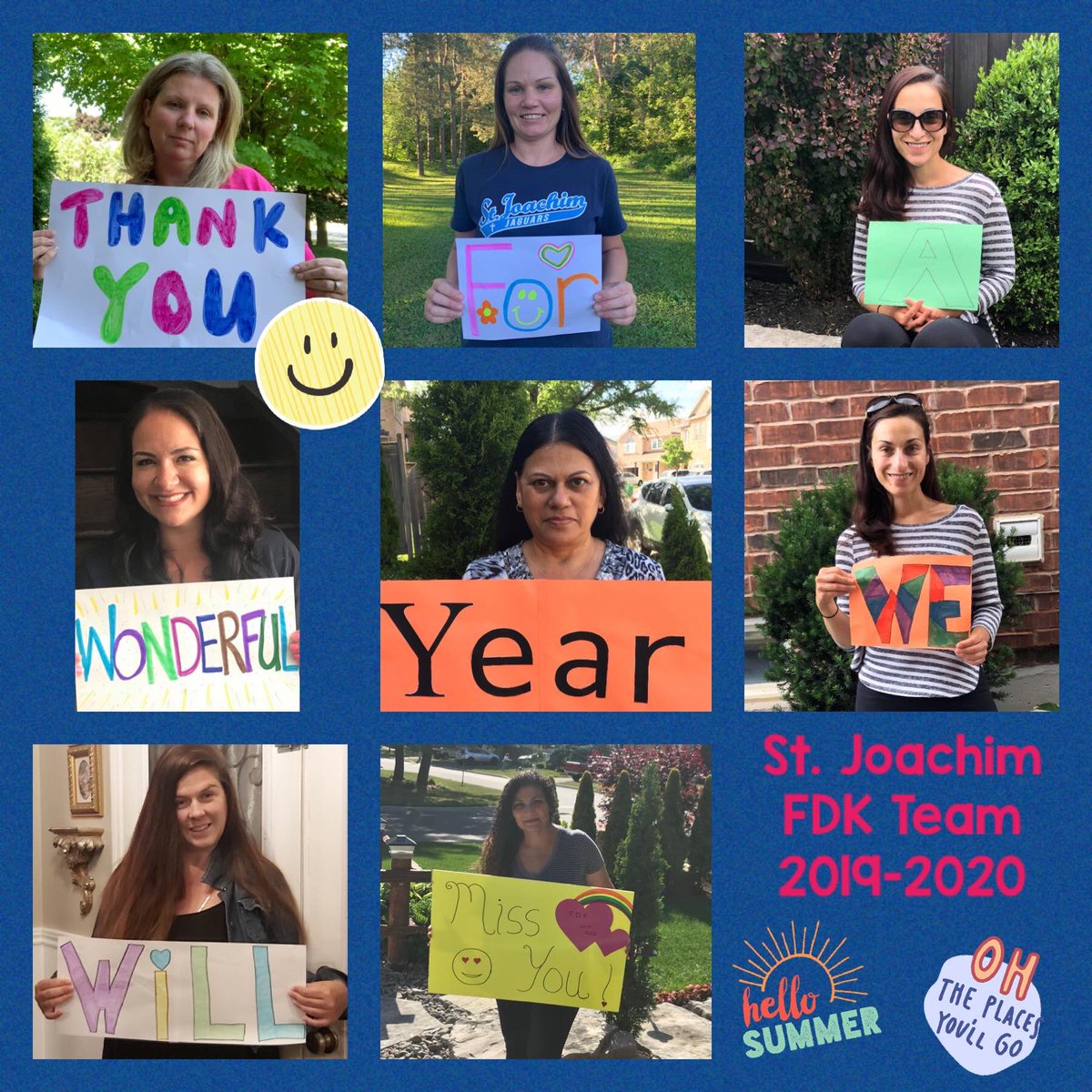 MrsRossi101's tweet photo. The school year has come to an end and we would like to wish all of our Kindergatren friend a wonderful and safe summer! @StJoachimRM2 @BurnsFDK @StJoachimDPCDSB https://t.co/kXgUBLDnRF