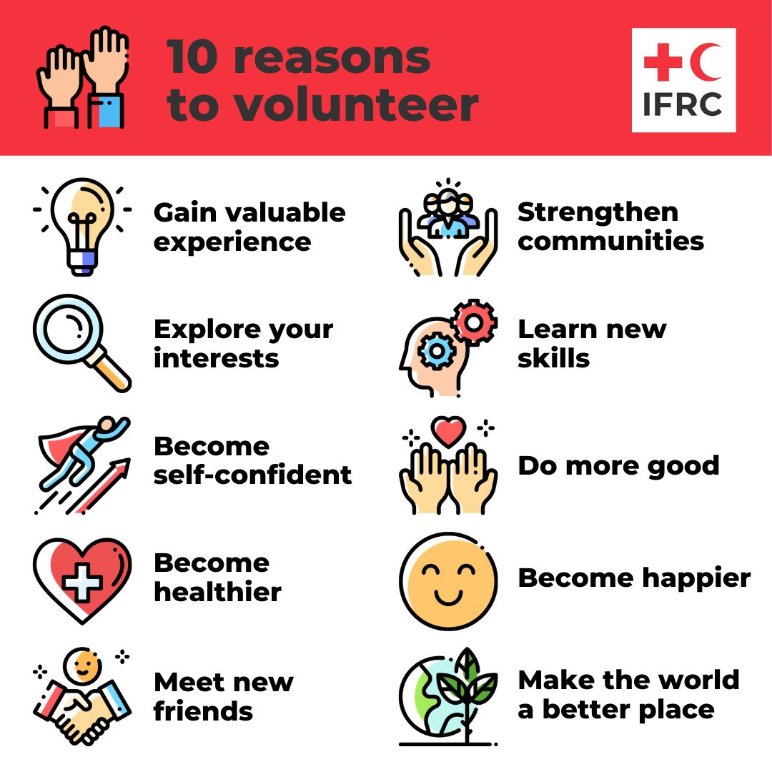 ifrc's tweet photo. Our network is 14 million volunteers strong!  ❤️ https://t.co/Jk1fKmUj33