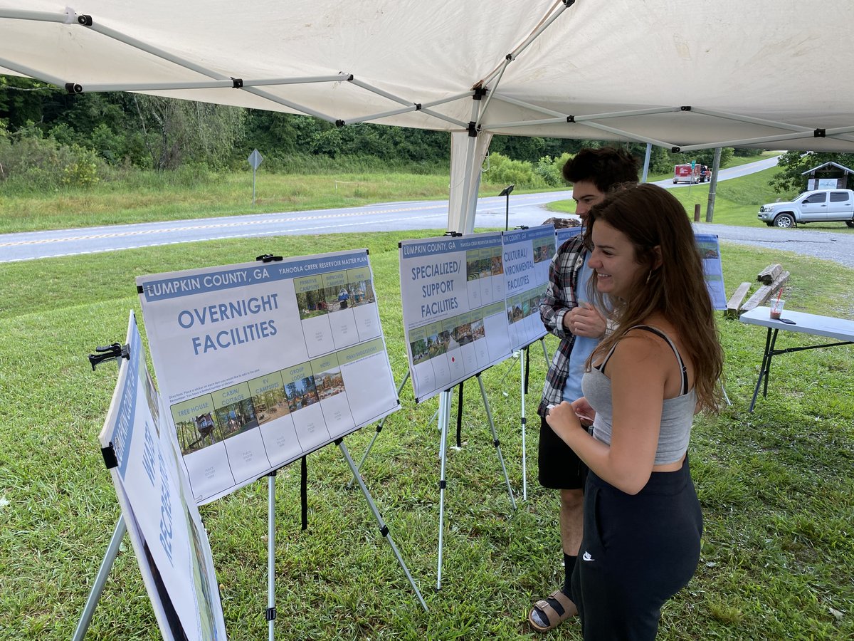 losedesign's tweet photo. Lose Design set up a public intercept survey yesterday at the Yahoola Creek Reservoir in Lumpkin County, GA to collect information from the community about their vision for the property. Thank you to all of the community members for your input!
#masterplanning #spacesforlife https://t.co/v2e2Uu7ZrK
