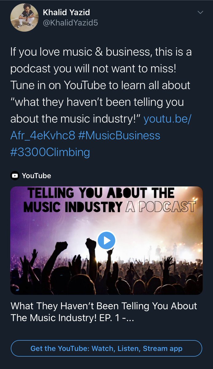 BOOMINYOURFACE2's tweet photo. Happy Friday! Don't forget to listen, like, and share the latest episode of Boom in Your Face. And give this new podcast on Youtube - Telling You About The Music Industry. #156ALL
#Icantbreatheam1 #fullsail #3300Climbing #podcast #musicbusiness https://t.co/UJRFdMa0wz