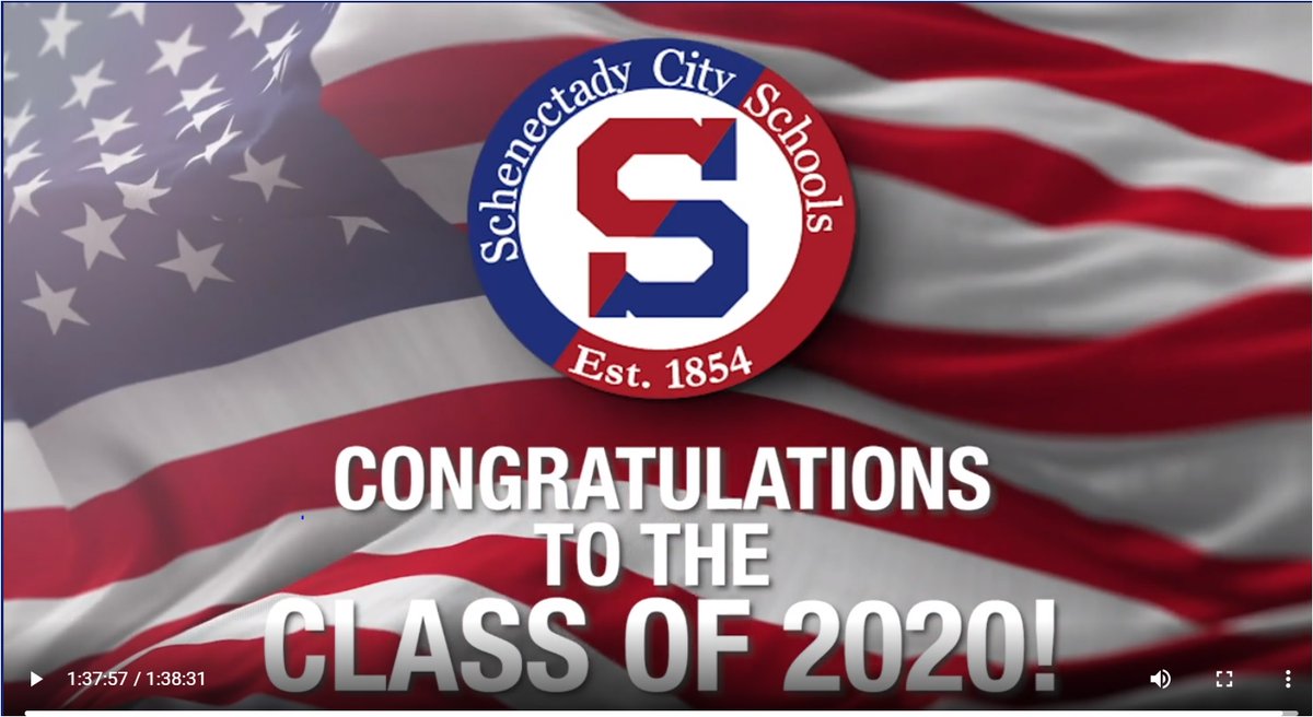 SCSchools's tweet image. Way to go SHS Class of 2020!
Watch our virtual graduation ceremony here:  scsd.commencementreimagined.com #schenectadyproud #shsclassof2020 #schenectadyvibes #schenectadyproud #youdidit #hardwork