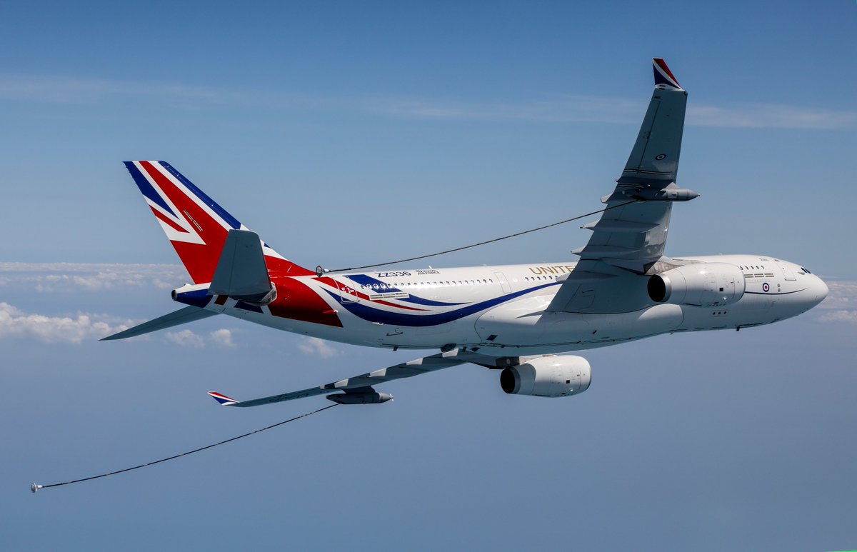 Royal Air Force (@royalairforce) on Twitter photo Following its arrival at <a href="/RAFBrizeNorton/">RAF Brize Norton</a> yesterday, the VIP Voyager went straight into its primary role supporting operational training today acting as a ‘petrol station in the sky’ providing Air-to-Air refuelling for RAF Lightning and Typhoon fighters on Exercise CRIMSON OCEAN. Following its arrival at <a href="/RAFBrizeNorton/">RAF Brize Norton</a> yesterday, the VIP Voyager went straight into its primary role supporting operational training today acting as a ‘petrol station in the sky’ providing Air-to-Air refuelling for RAF Lightning and Typhoon fighters on Exercise CRIMSON OCEAN.