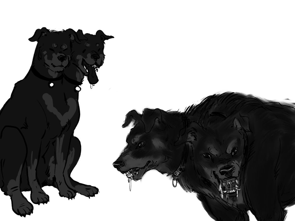 indoorrecesss's tweet photo. It's the first #FanFollowFriday for the #IndoorRecessCrew! CARLOS IS NOT MY ELDRITCH MASTER THE BLOOD MOON IS NIGH WE CONVENE ON THE MORROW MY CHILDREN MEET ME ON THE THRONE OF GORE
@middsummmer made our favorite two-headed puppies Midnight Mercenary! So cute! https://t.co/WgXEcouh7s