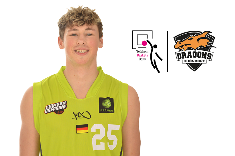 TelekomBaskets's tweet photo. Willkommen im Rheinland!
Das 18-jährige Aufbau-Talent Bruno Albrecht wechselt von
@EhingenUrspring zu den @dragons_de und gehört dank Doppellizenz auch zum erweiterten Baskets-Kader.
Mehr Infos: https://t.co/lu9z4yAyCK
#HEARTBERG #KooperationVerbindet https://t.co/tVc63iTzuu