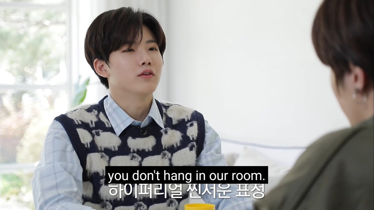 bringing back this harukyu t-talk again  it shows how pure and sensitive junkyu is. because haruto often goes to hyunsuk's room, junkyu is afraid if he doesnt treat ruto well or ruto might be not happy with junkyu (well we know that ruto loves junkyu sm)