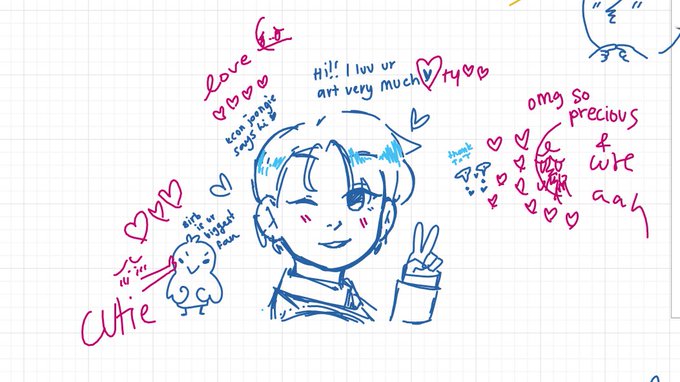 omg cute cute cuteee
Im like a parent showering my children with love lmao 