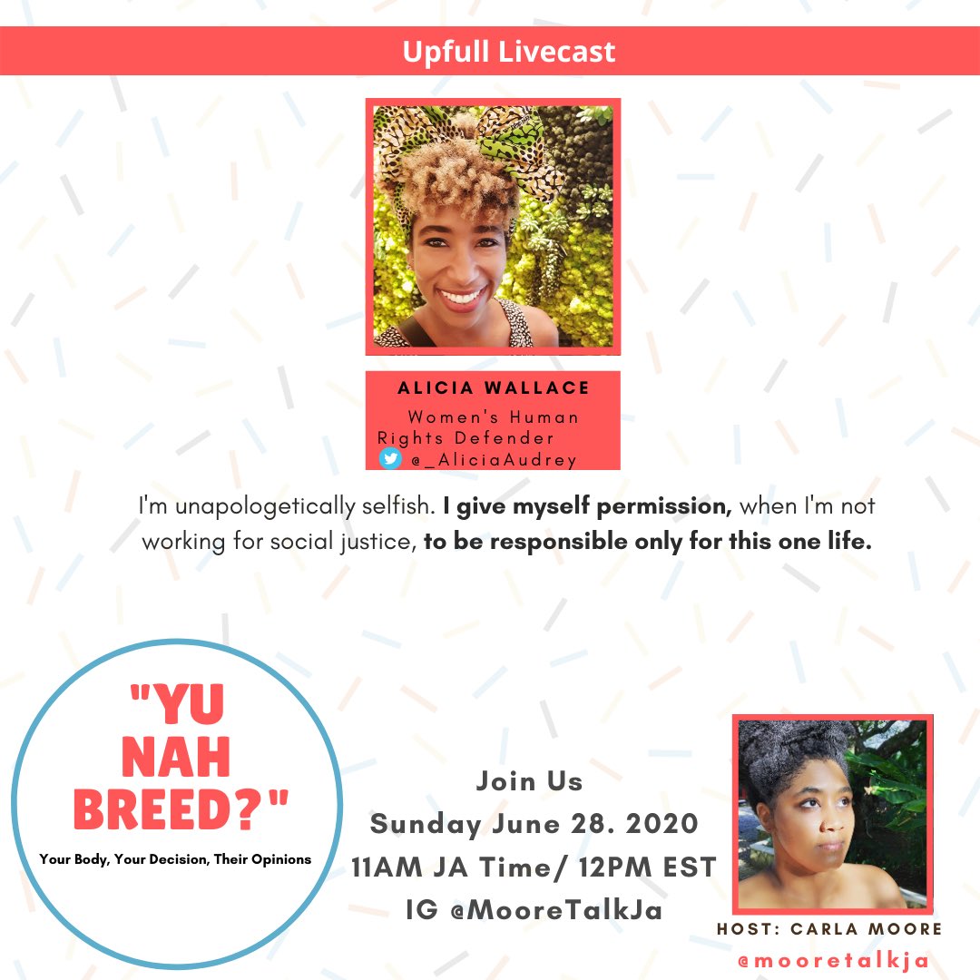 mooretalkja's tweet photo. Our speakers for Sunday’s Upfull Livecast🙏🏿
Roxene Nickle, Michael Nattoo, Alicia Wallace. 

Different. Thoughtful. Clear about who and where they are. 

Each navigating questions and opinions about bodies, babies and their lives. 

Join us and see whose story resonates with you. https://t.co/8HK9kKKYDF
