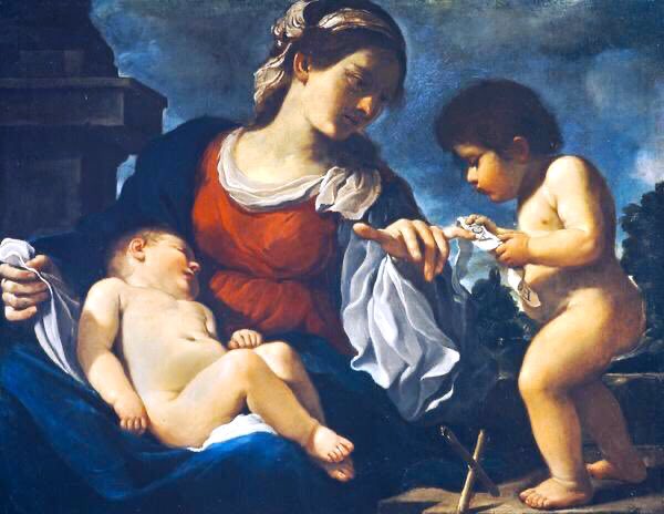 Jacopo Bassano’s Adoration of the Kings (1542), Guercino’s The Virgin & Child (c1615) & Giovanni Battista Pittoni’s (1725) The Apotheosis of St Jerome with St Peter of Alcántara & a Franciscan. The historic-style hanging of works in the museum add to their dramatic qualities.