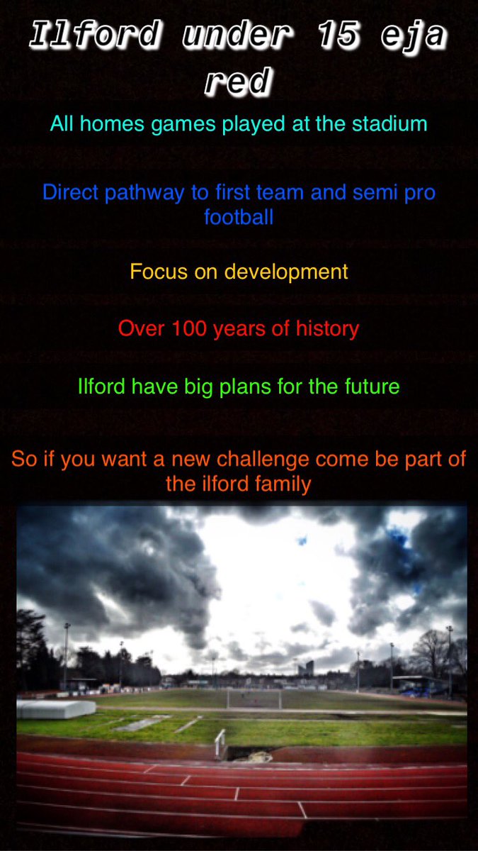 U15EJA's tweet photo. @purelyplayers @findmeaplayer @theplayerfinder @IlfordFC1881 @EJALeague @EssexCountyFA @tonyssoccer https://t.co/68GkPwAsaj