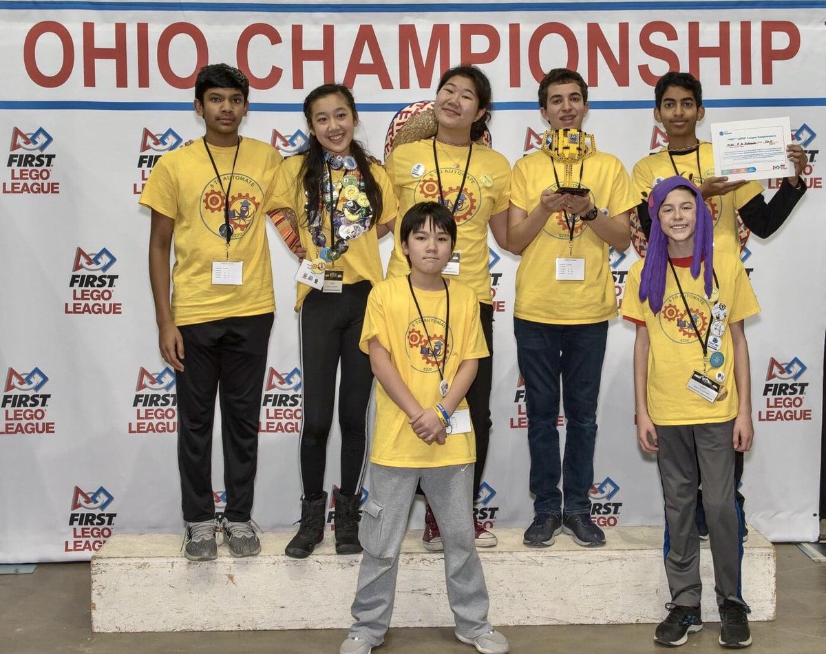 OH FIRST LEGO League tweet media