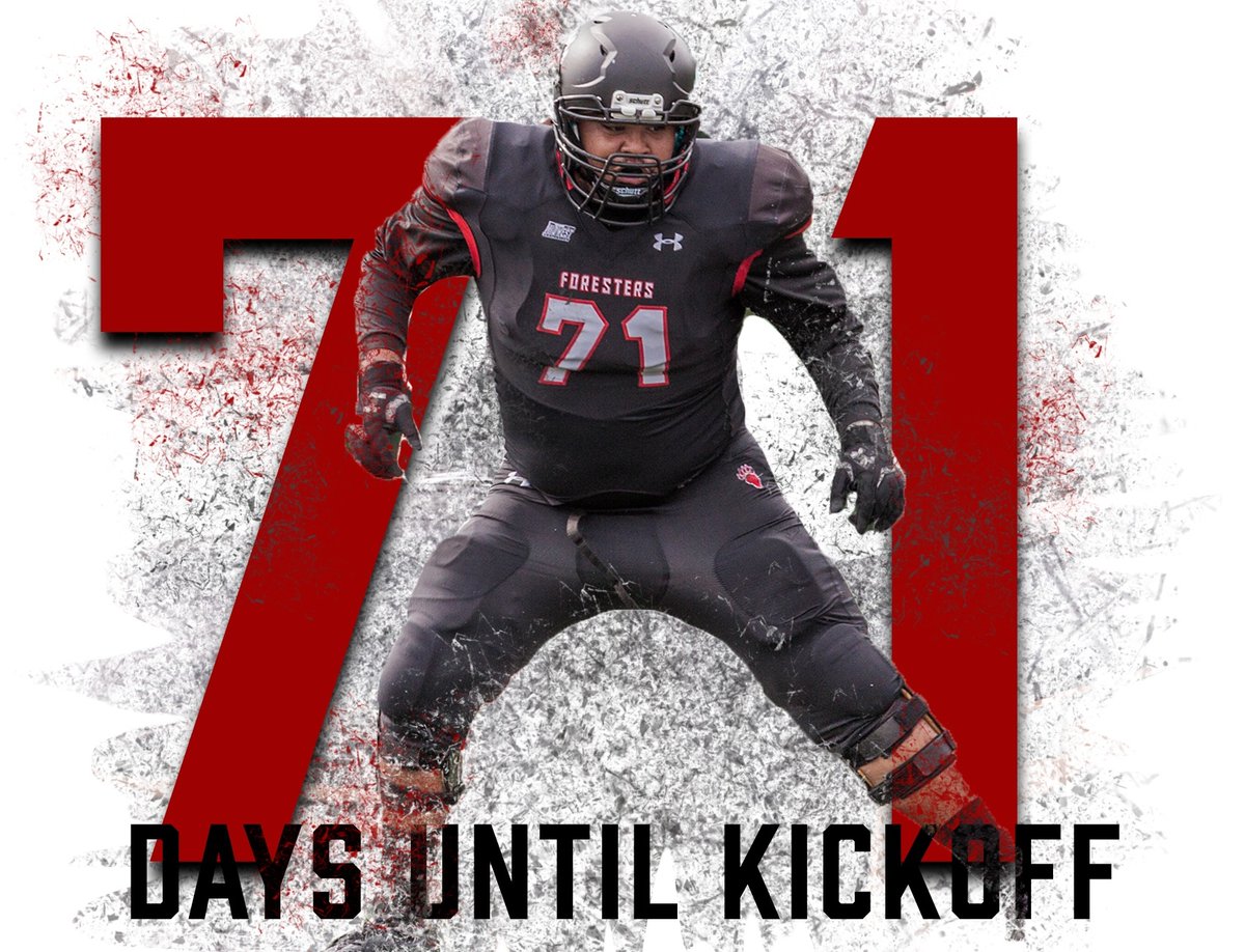 LFC_FOOTBALL's tweet photo. Countdown to kickoff at 71 days with SR Offensive Lineman Kevin Duarte @kcristobal65
#ForesterFamily #ForestFreaks #RockStandard #GoForesters #MeatMob https://t.co/jecdzh2Dag
