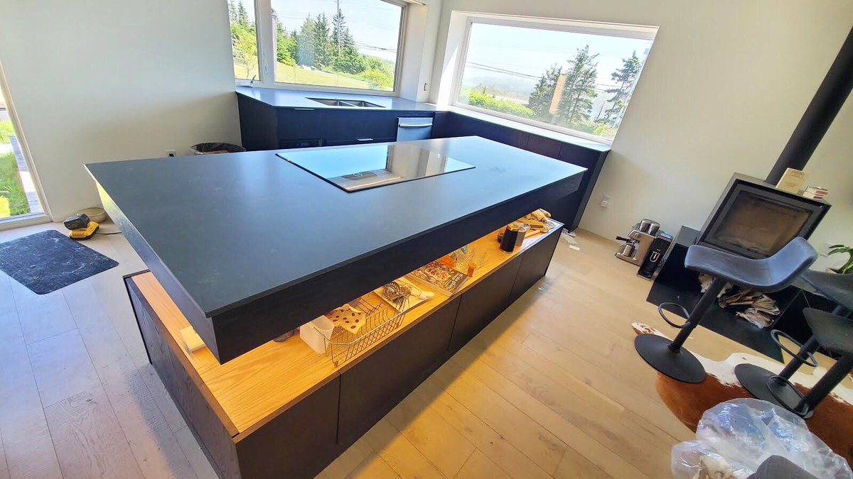 HfxLiving's tweet photo. Can’t wait to see this kitchen complete! Is that a floating island!? #livingstonehfx
.
.
.
#stone #countertops #quartz #quartzcountertops #kitchen #kitchenisland #kitchencountertops #floatingisland https://t.co/MUKt1grw1X
