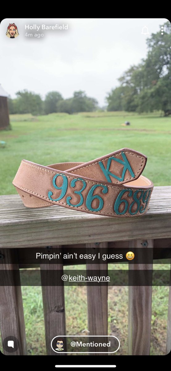 thekeithmathis's tweet photo. Figured I’d go a little different with this belt😝 @holly_elaine14 thank you for making it! https://t.co/wWen3XZsnK